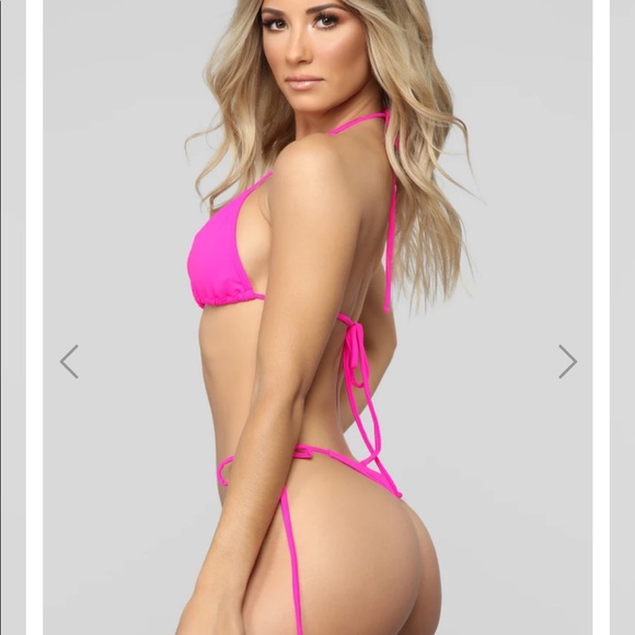 🛑SOLD🛑 NWT Fashion Nova Pink Bikini - Picture 2 of 10